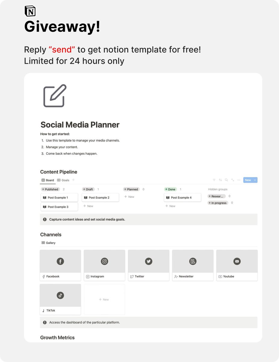 Mintu_aa's tweet photo. Create, schedule and know what posts to publish every day.     

Organize and schedule your content from single place.
   
Normally $39,    
But Next 24 hrs it's FREE!  

To get it:  
1.Follow me (so I can DM you)  
2.RT  
3.Reply"send" https://t.co/euSjUjIA8d