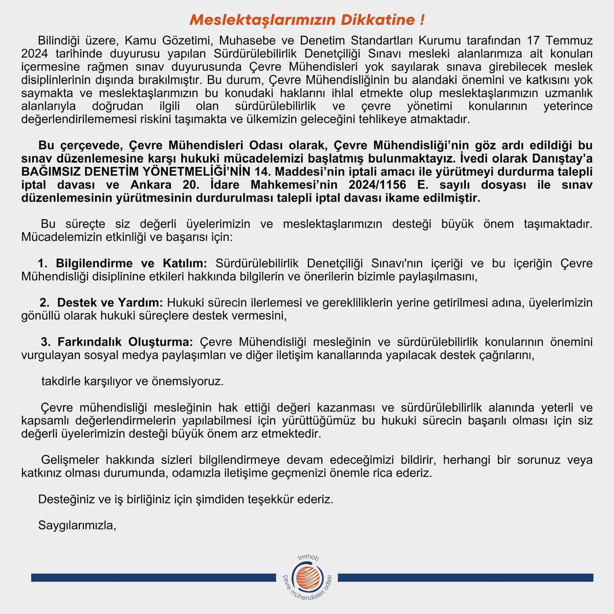 Meslektaşlarımızın dikkatine!
<a href="/TMMOB1954/">TMMOB</a> <a href="/KamuGozetimi/">KGK</a>