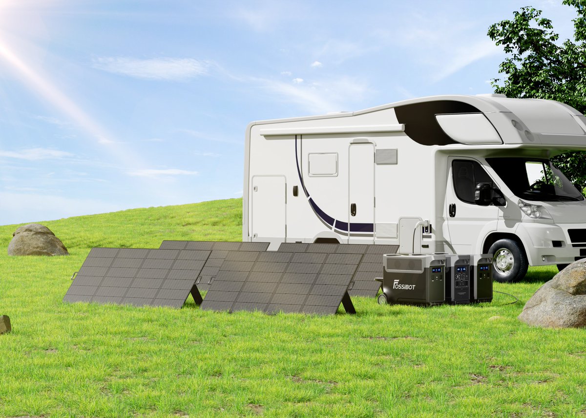 FossibotTech's tweet photo. Take your adventures off-grid with #Fossibot #F3600Pro! Power up your RV and enjoy limitless energy with portable solar panels. #RVlife #SolarPower #OffGridLiving
Learn more: https://t.co/ifcjwYaUMy https://t.co/K5upk4fICI