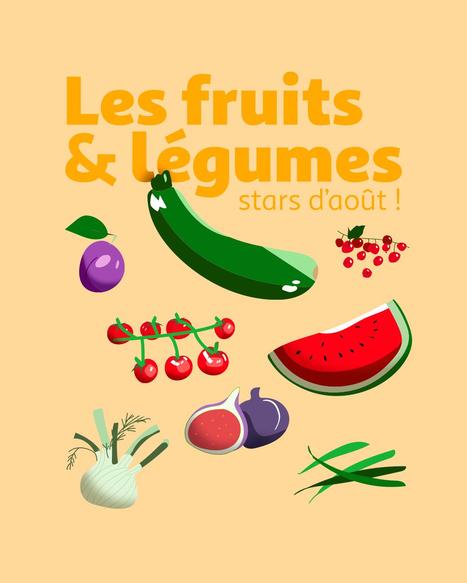 Savourez l’été avec nos fruits &amp; légumes de saison

Nos étals regorgent de trésors comme la pastèque juteuse et les courgettes croquantes 🍉 

Saviez-vous que les figues étaient un symbole de prospérité en Méditerranée ? 

Passez dans nos magasins #Auchan &amp; goûtez à l'été ☀️
