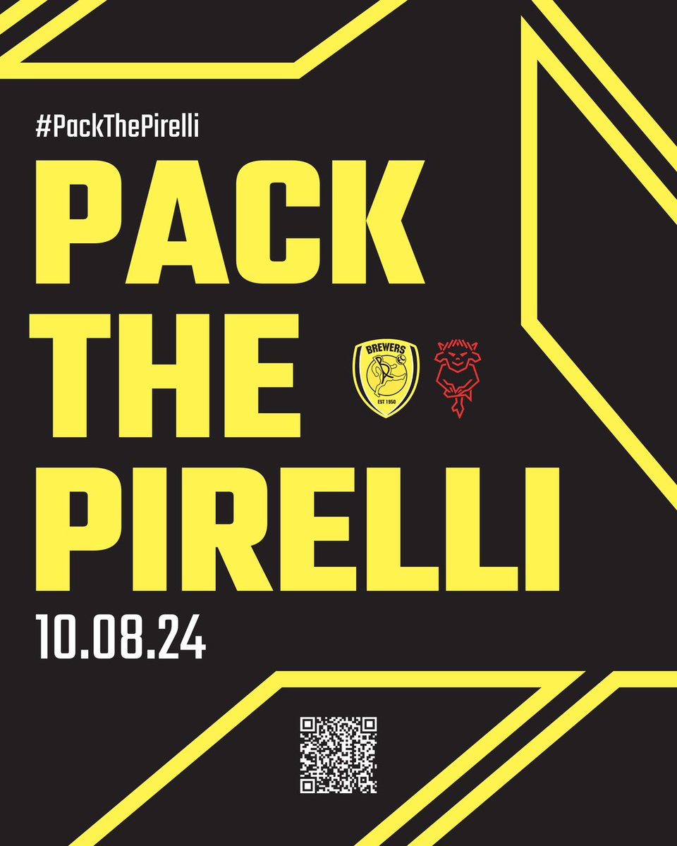 TAG Sportswear (@tagsportswear) on Twitter photo We will be <a href="/burtonalbionfc/">Burton Albion FC</a> on 10.8.24 to #PackThePirelli
Why not come and longโฆ.
#somethingsbrewing We will be <a href="/burtonalbionfc/">Burton Albion FC</a> on 10.8.24 to #PackThePirelli
Why not come and longโฆ.
#somethingsbrewing