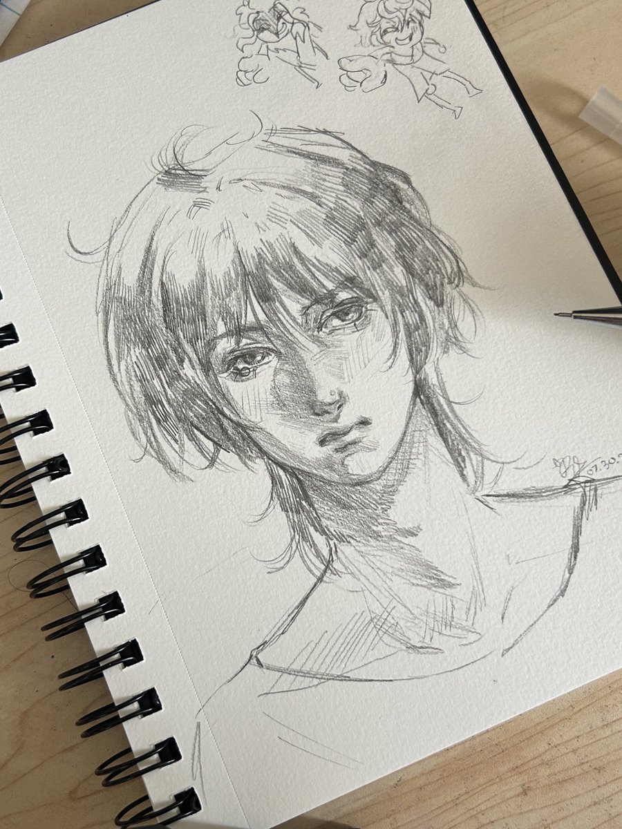 i kinda forgot to post on here #Scaramouche #sketch