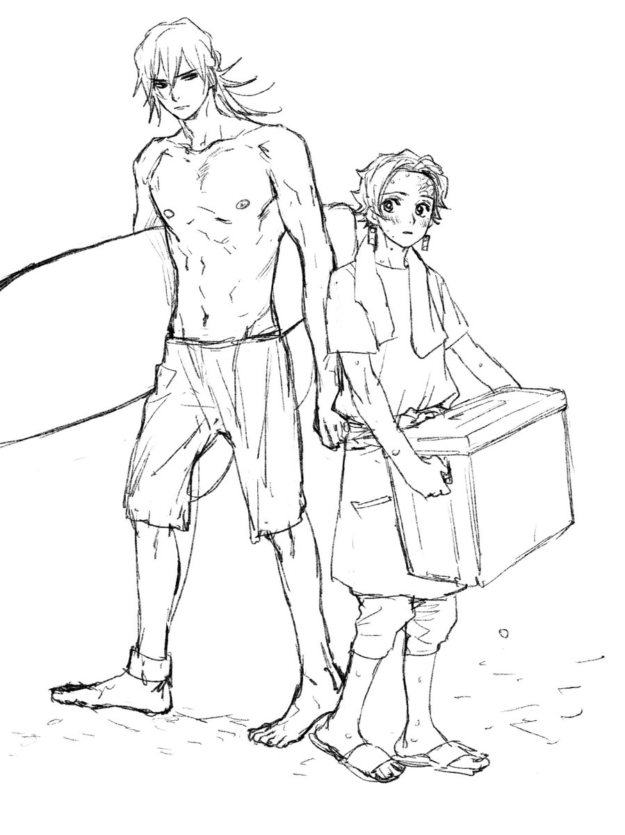 なにかが始まるふたり🏄‍♂️🍧 