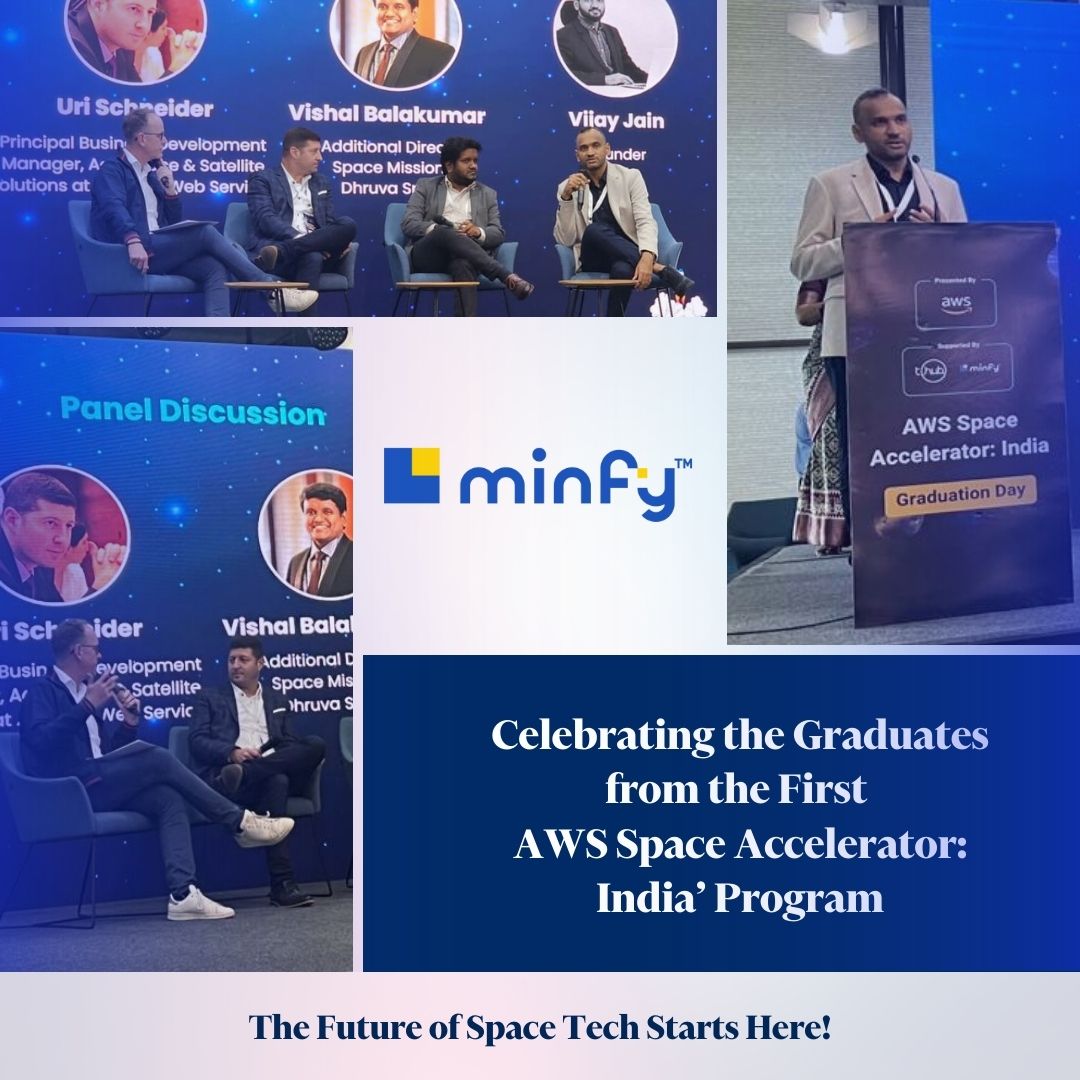 MinfyTech's tweet image. 24 space startups graduate from AWS Space Accelerator: India! From quantum security to accessible space stations, these innovators are changing the game. Big #congratulations to Pramatra Space, KosmosOne, & Insight360.ai.  
#AWSAccelerator #SpaceTech #Startups #Minfy