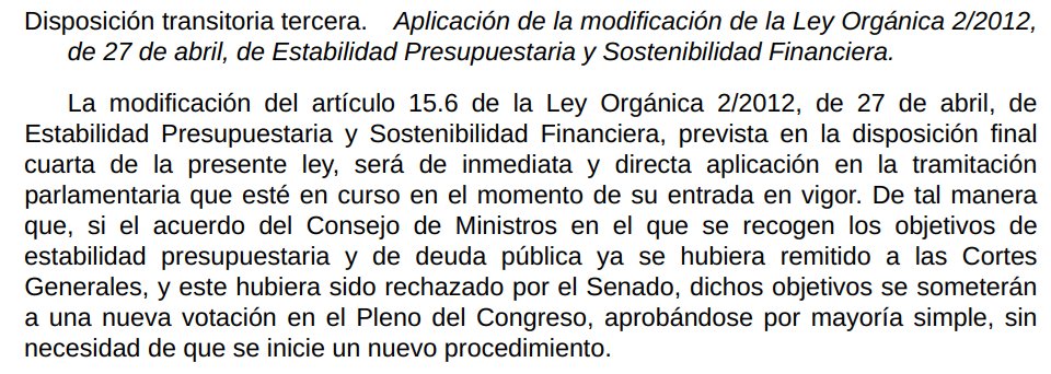 beatrizmorenose's tweet photo. Modificación de la Ley Orgánica 2/2012, de Estabilidad Presupuestaria y Sostenibilidad Financiera.
#LOEPSF #FHCN #ReglasFiscales #AAPP https://t.co/8ymdUGl2KC