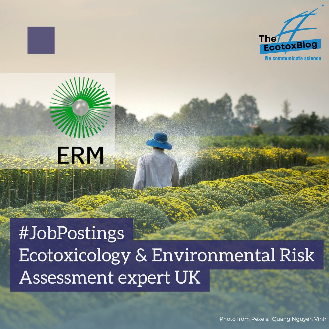 Environmental Resources Management (ERM), has a vacancy for an Ecotoxicology &amp; Environmental Risk Assessment expert to join the team in the UK 📊🗂️🐝

You can read more about it 👉 rptu.de/s/eosych

#ecotoxicology #regulatoryspecialist #jobvacancy #uk
