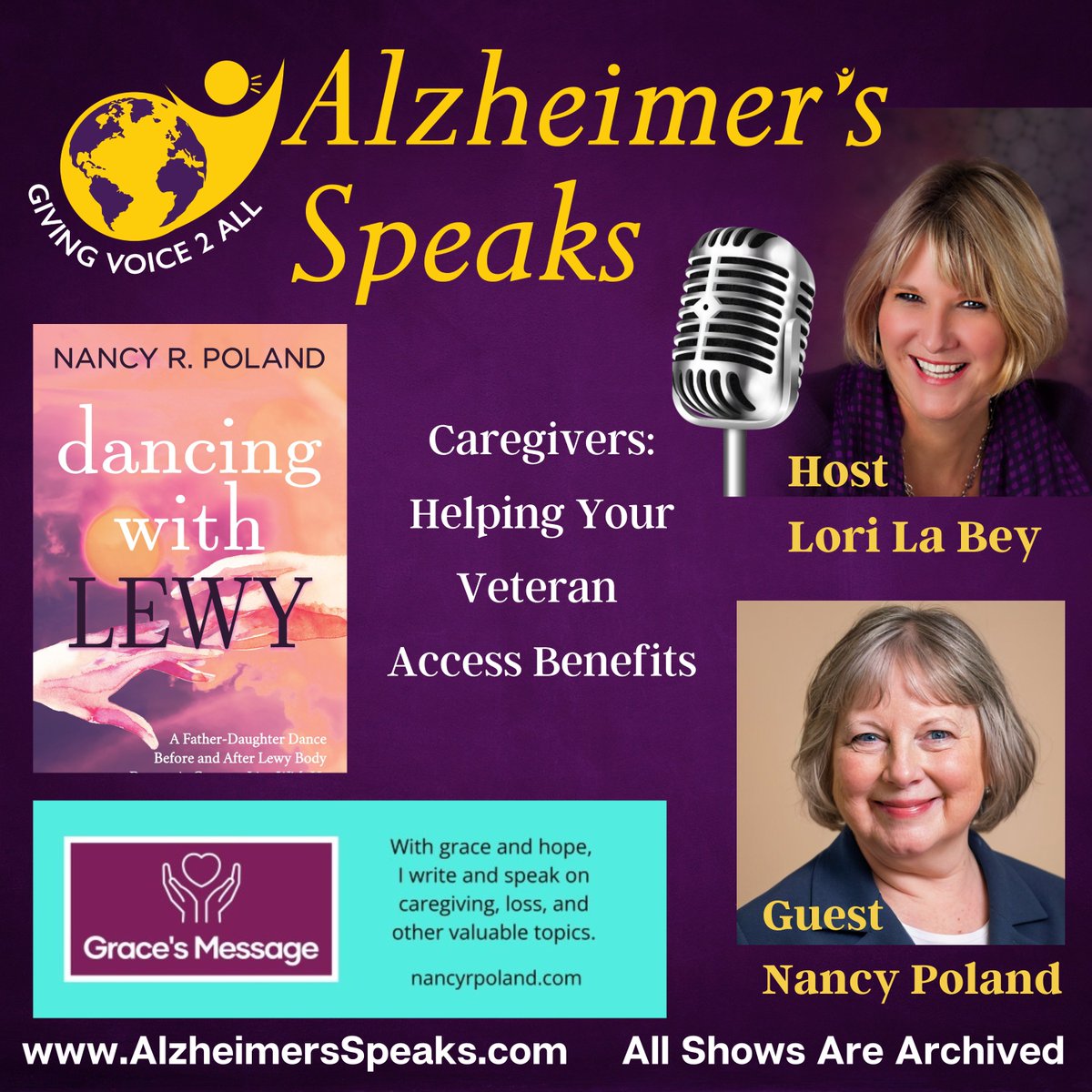 AlzSpksRadio (@alzspksradio) on Twitter photo Tap Into the Many Veteran's Benefits that are available! alzheimersspeaks.com/caregivers-hel… @Alzspks <a href="/AlzSpks/">Lori La Bey</a>Radio <a href="/nancypoland/">Nancy Poland</a> Tap Into the Many Veteran's Benefits that are available! alzheimersspeaks.com/caregivers-hel… @Alzspks <a href="/AlzSpks/">Lori La Bey</a>Radio <a href="/nancypoland/">Nancy Poland</a>