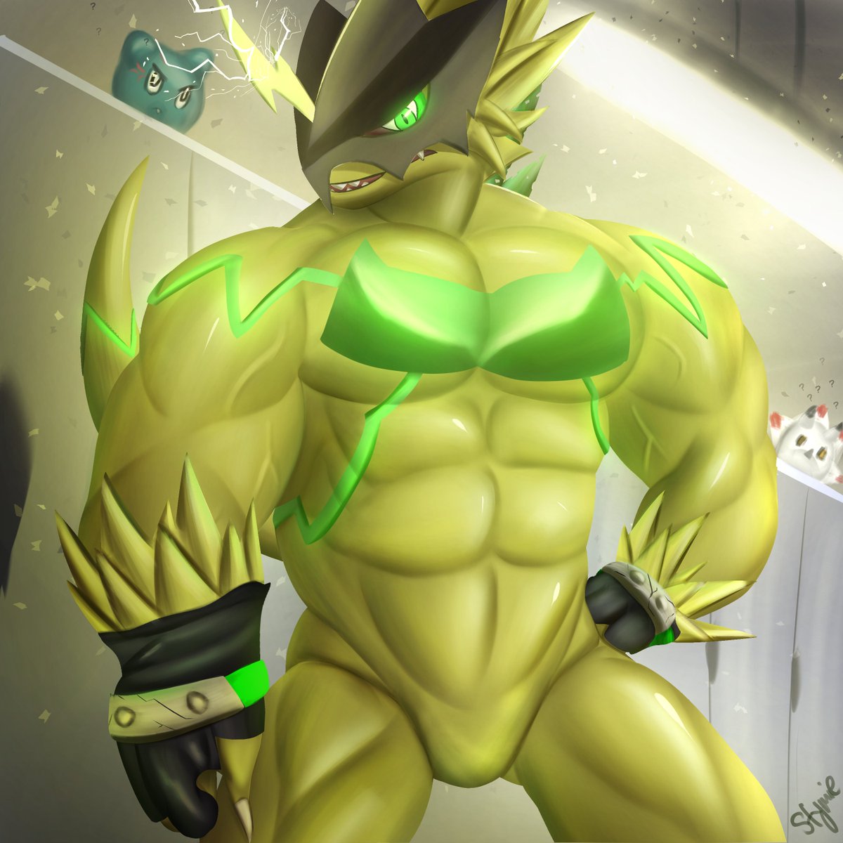 StymieG101's tweet image. Bulkmon may have worked up too much energy ⚡️
#Digimon #デジモン