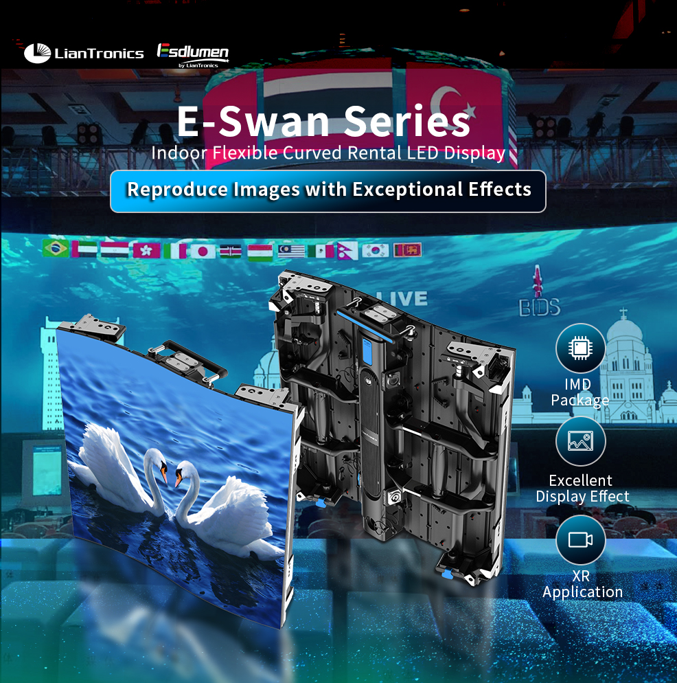 EsdlumenLED's tweet image. 🔥Introducing the Revolutionary E-Swan Series LED Display!
Part 3/3：Reproduce Images with Unparalleled Effects
🌈IMD Package, Moire-free Visuals
🎨Excellent Display Effect
🔬Ready for XR Application
#LianTronics #Esdlumen #rentalleddisplay #audiovisual #curvedrental