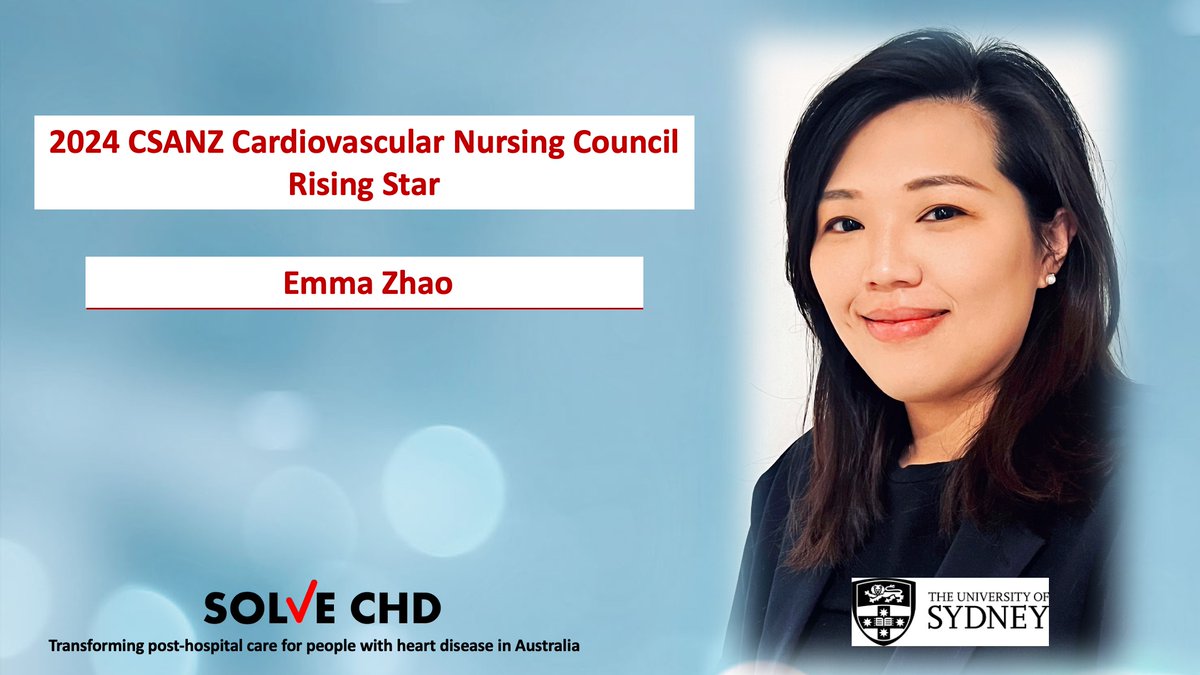 ❤️SOLVECHD❤️ (@solvechd) on Twitter photo Special congratulations to <a href="/Emmazhao89/">Emma zhao</a> <a href="/CPC_usyd/">Charles Perkins Centre</a> <a href="/syd_health/">Sydney Health</a> #Sydneynursingschool for this well-deserved Rising 🌟Award <a href="/thecsanz/">CSANZ</a> ASM! Well done Emma! #SOLVECHD <a href="/RobynDGallagher/">Robyn Gallagher</a> <a href="/JRedHeart/">Julie Redfern AM ♡</a> <a href="/ProfBrendan/">Brendan McCormack</a> <a href="/LingZhangCan/">Dr Ling Zhang</a> <a href="/DionCandelaria_/">Dion Candelaria PhD RN</a> <a href="/ACRA_ACRA/">ACRA</a> <a href="/ShiWendan/">Wendan Shi</a> <a href="/WeddellJoseph/">Joseph Weddell</a> 🥳🥳 Special congratulations to <a href="/Emmazhao89/">Emma zhao</a> <a href="/CPC_usyd/">Charles Perkins Centre</a> <a href="/syd_health/">Sydney Health</a> #Sydneynursingschool for this well-deserved Rising 🌟Award <a href="/thecsanz/">CSANZ</a> ASM! Well done Emma! #SOLVECHD <a href="/RobynDGallagher/">Robyn Gallagher</a> <a href="/JRedHeart/">Julie Redfern AM ♡</a> <a href="/ProfBrendan/">Brendan McCormack</a> <a href="/LingZhangCan/">Dr Ling Zhang</a> <a href="/DionCandelaria_/">Dion Candelaria PhD RN</a> <a href="/ACRA_ACRA/">ACRA</a> <a href="/ShiWendan/">Wendan Shi</a> <a href="/WeddellJoseph/">Joseph Weddell</a> 🥳🥳
