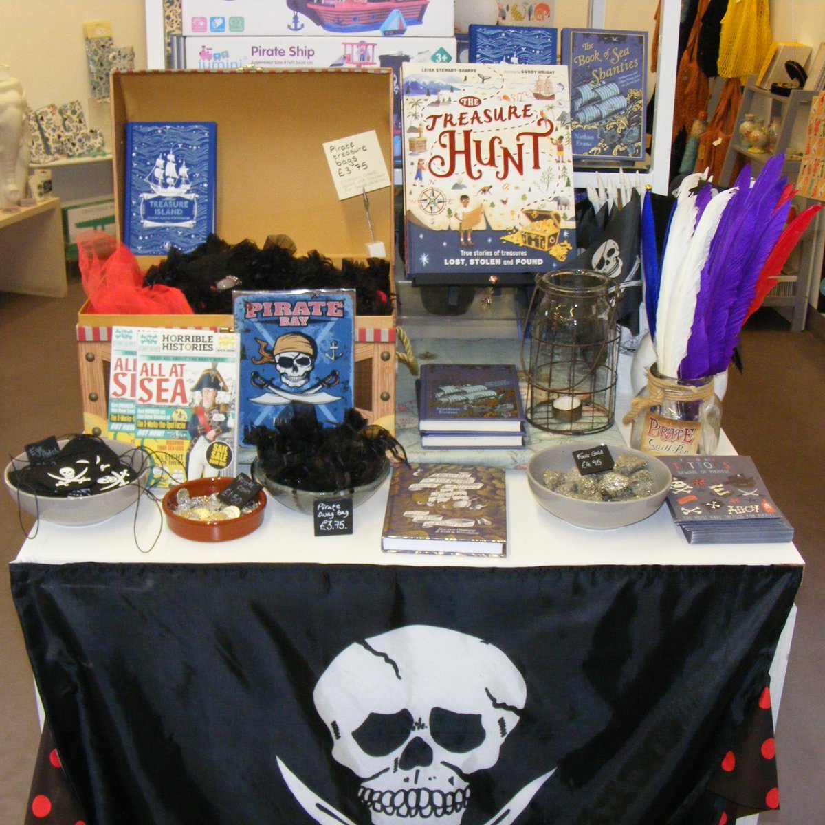 Don't forget to check out our shop- open to everyone- we've got gifts and treats galore, as well as plenty of pirate booty! 

Open Thursday to Monday throughout August 10-5🏴‍☠️