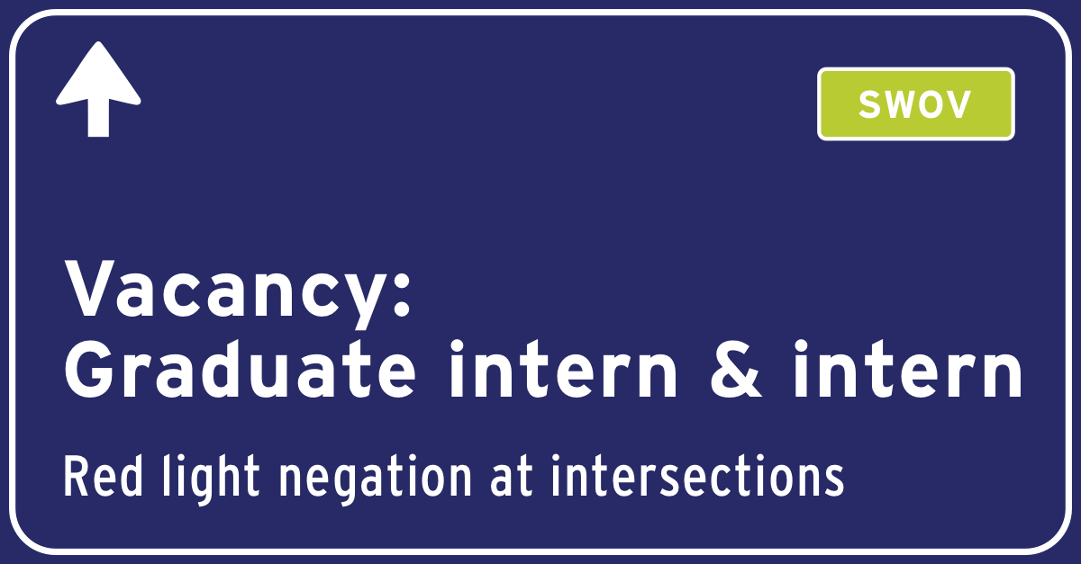 📢 Wanted: Intern/Graduation Student 🚦 for research on red light negation and conflicts at intersections between cyclists and motorized vehicles. 💼 Internship allowance: €424.50 per month + travel expenses. More info at: swov.nl/nl/werken-bij-… #Vacancy #Internship