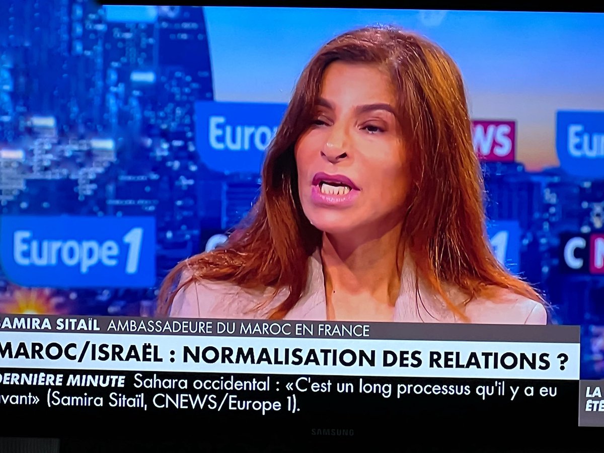 Découverte de Samira Sitaïl , diplomate de l’<a href="/AmbaMarocFrance/">Ambassade du Royaume du Maroc en France 🇲🇦</a> : itw magistrale. Ça fait du bien quand la sphère publique est oxygénée par des caractères forts et clairs. Des gens qui incarnent leur fonction avec densité.