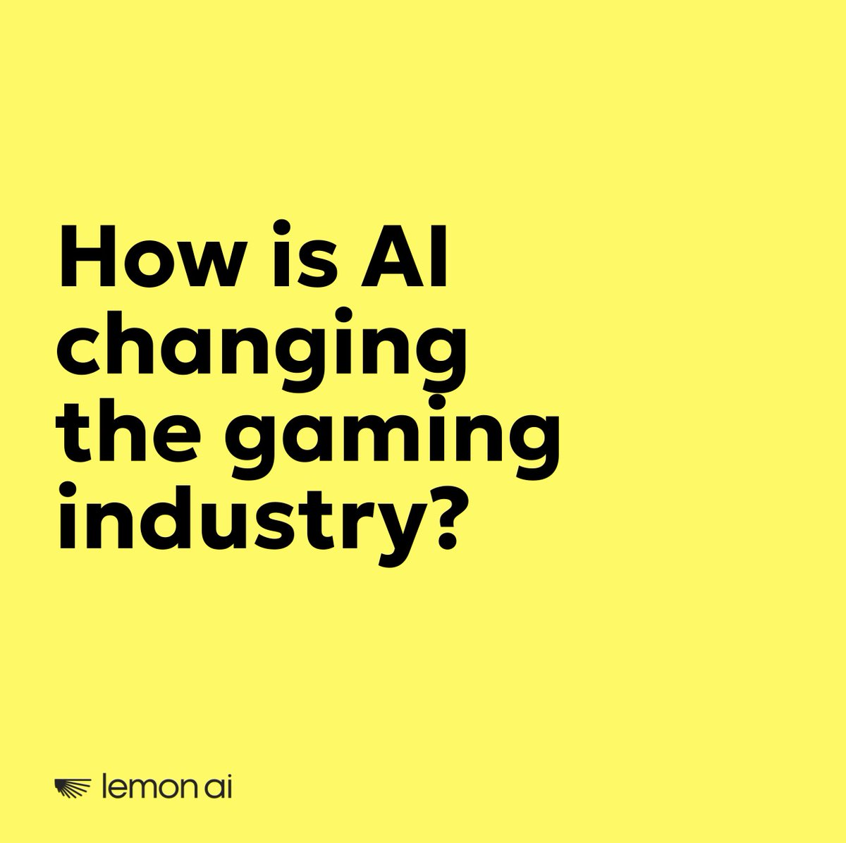 Lemon_AI_AdTech's tweet image. How is AI changing gaming? Personalized gameplay with adaptive content, automated bug detection for smoother launches, and data analysis for refined mechanics. 
Want better game ad campaigns? Reach out to us at hi@lemon-ai.com.