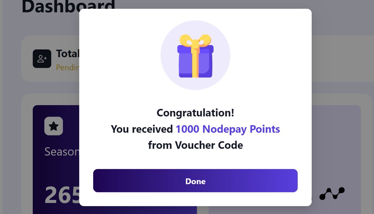 Nodepay Free 1000 Points for everyone! 💰 ➡️ Go to Nodepay:  https://t.co/MSqz36ok3I - Click on 