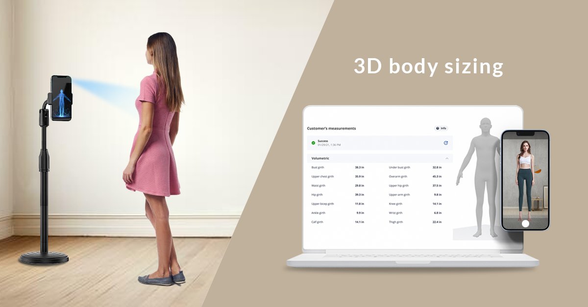 mirrorsize's tweet image. 🌟 3D Body Sizing: The Future of Perfect Fit! 🌟

Transform how you shop with 3D body sizing—offering precise measurements and a personalized fit. Discover how this tech is revolutionizing fashion!

📝 Read more: bit.ly/4ds3rZg

#Fashion #3DBodySizing #Mirrorsize