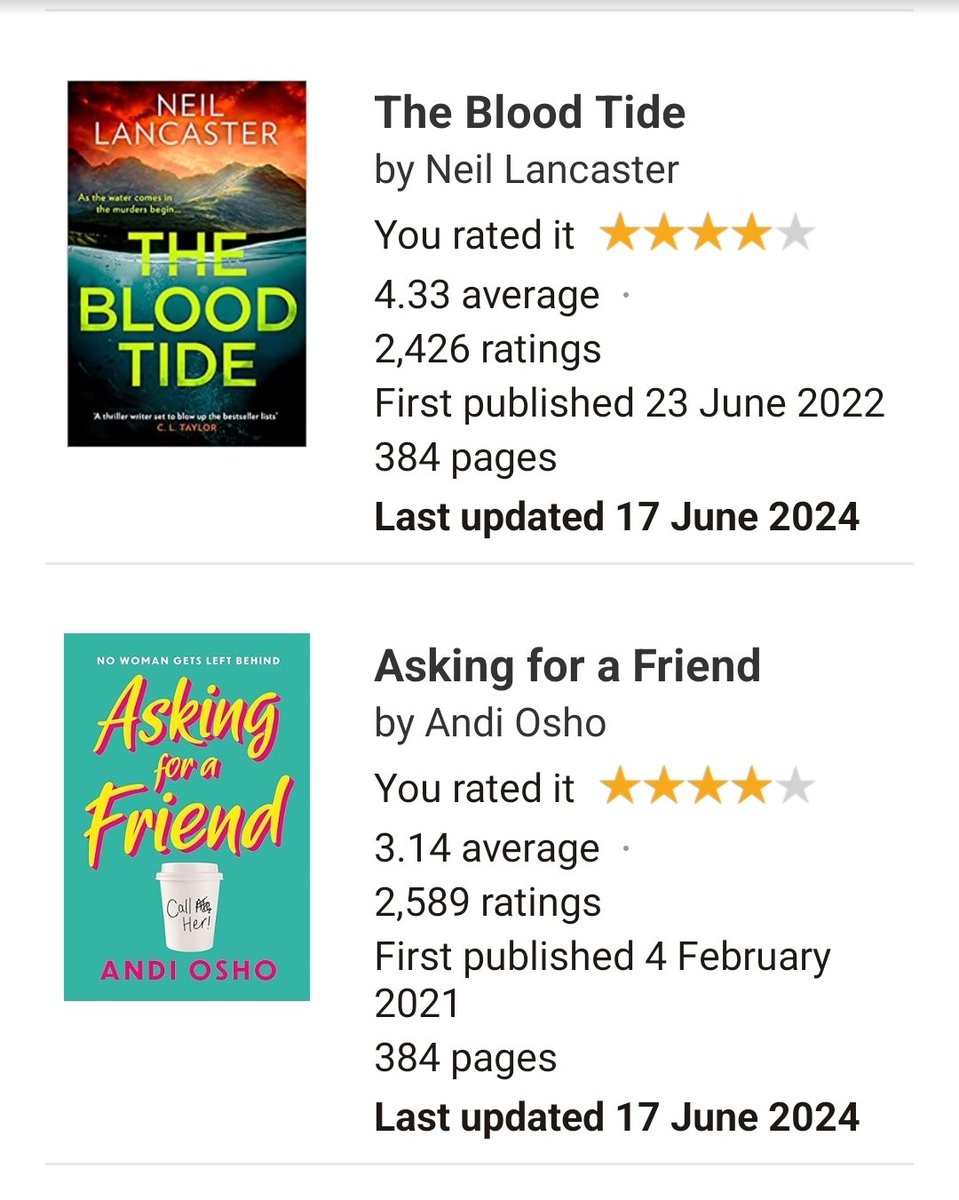 xSuziBethx's tweet photo. June/July 📚 https://t.co/DmYIDNBy4w