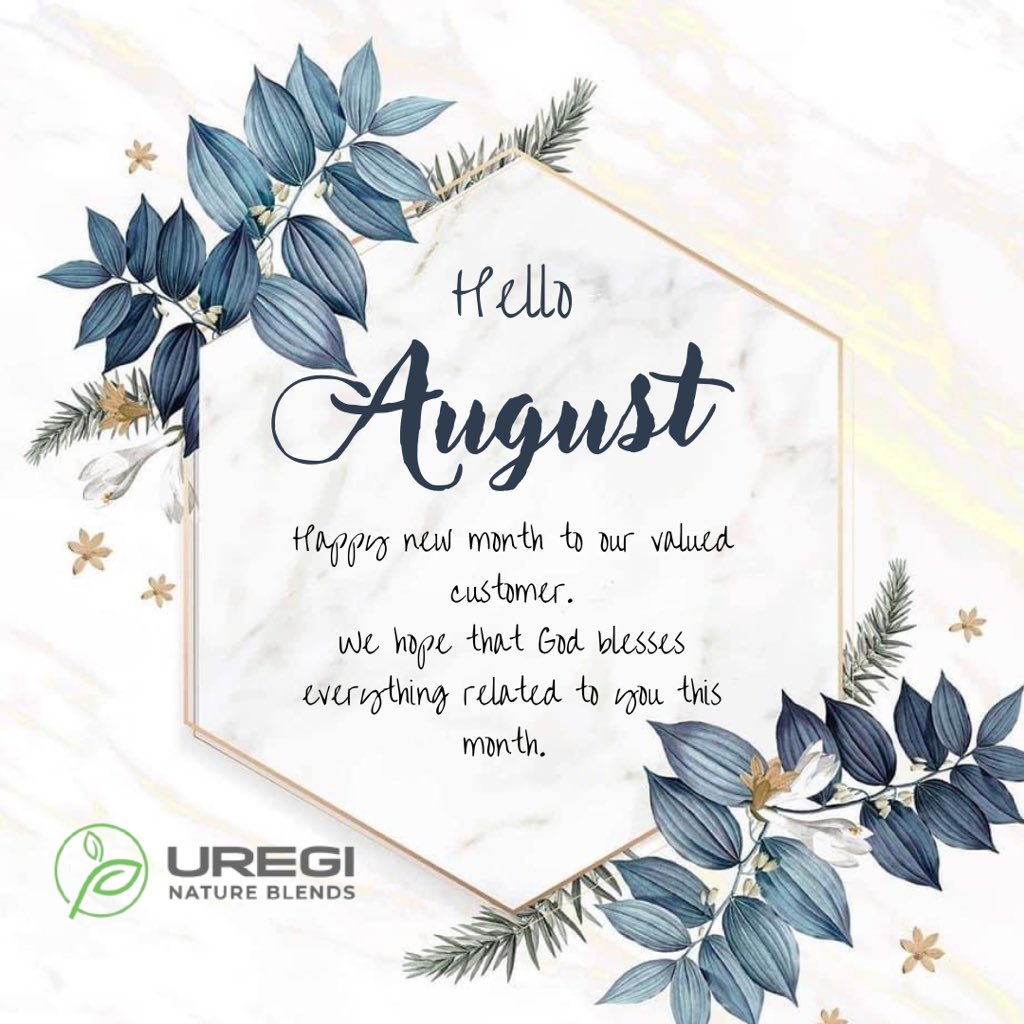 dizauregi's tweet photo. Happy new month to our valued customers.

We hope that God blesses everything related to you this month.

This note is to thank you for supporting our business and helping it grow quickly.

Thank you for staying in touch with us.

#UregiFoods #HappyNewMonth #August https://t.co/zlULuZ8Vus