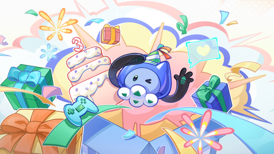 HoYoLAB_Mimo's tweet photo. HoYoLAB's 3rd Anniversary is here! 
Thank you all for your continued support and companionship! 
Take part in the celebration event to obtain exclusive community decorations >> https://t.co/EwE2Flf6P6 https://t.co/WvYMquaV4P