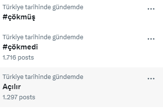 Hesabı aç kapa neti aç kapa iki saat bekle meğerse erişim engeli gelmiş manyak ettiniz lan bizi #çökmedi
