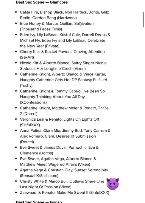 Thanks everyone for your support and @XBIZ for my 3 nominations in just 2 years ❤️💋  @XBIZ #xbizamsterdam<a class="tags" href="/tag/xbiz">@xbiz</a><a href="/tag/xbizamsterdam"class="tags"><span>#xbizamsterdam</span></a><a href="/tag/xbizamsterdam2024"class="tags"><span>#xbizamsterdam2024</span></a>