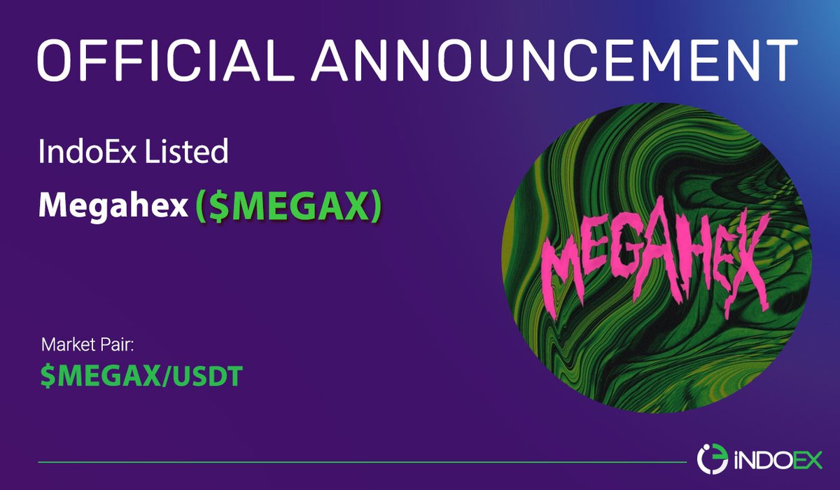 Indoex_LTD's tweet photo. Megahex (MEGAX)
Listed On Indoex
https://t.co/f6kRLzFqIa
Visit: https://t.co/5fPGegz036
Twitter: https://t.co/QwFBAEKMN7
TG:https://t.co/tlW5h1fdic
Visit: https://t.co/QZA9JUjpxb
Follow us on: https://t.co/fcRtWqEFeJ
@MegahexMeme
#listed #MEGAX #official #listedonindoex https://t.co/Tpbakt466Q