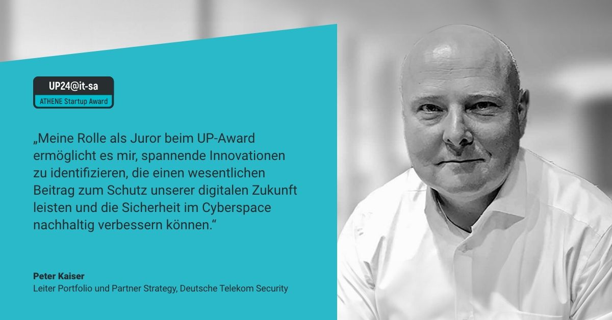 it-sa - Home of IT Security (@itsa_itsecurity) on Twitter photo ❗Verlängerte Bewerbungsfrist bis 9. August! ❗Die Jurymitglieder sind gespannt, denn Engagement für Innovation möchten wir anerkennen – gemeinsam mit <a href="/Dig_Hub_CySec/">ATHENE Digital Hub Cybersecurity</a> und dem IT-Sicherheitscluster e. V. verleihen wir den Startup Award UP24@it-sa!
▶it-sa.ly/z7h0 ❗Verlängerte Bewerbungsfrist bis 9. August! ❗Die Jurymitglieder sind gespannt, denn Engagement für Innovation möchten wir anerkennen – gemeinsam mit <a href="/Dig_Hub_CySec/">ATHENE Digital Hub Cybersecurity</a> und dem IT-Sicherheitscluster e. V. verleihen wir den Startup Award UP24@it-sa!
▶it-sa.ly/z7h0