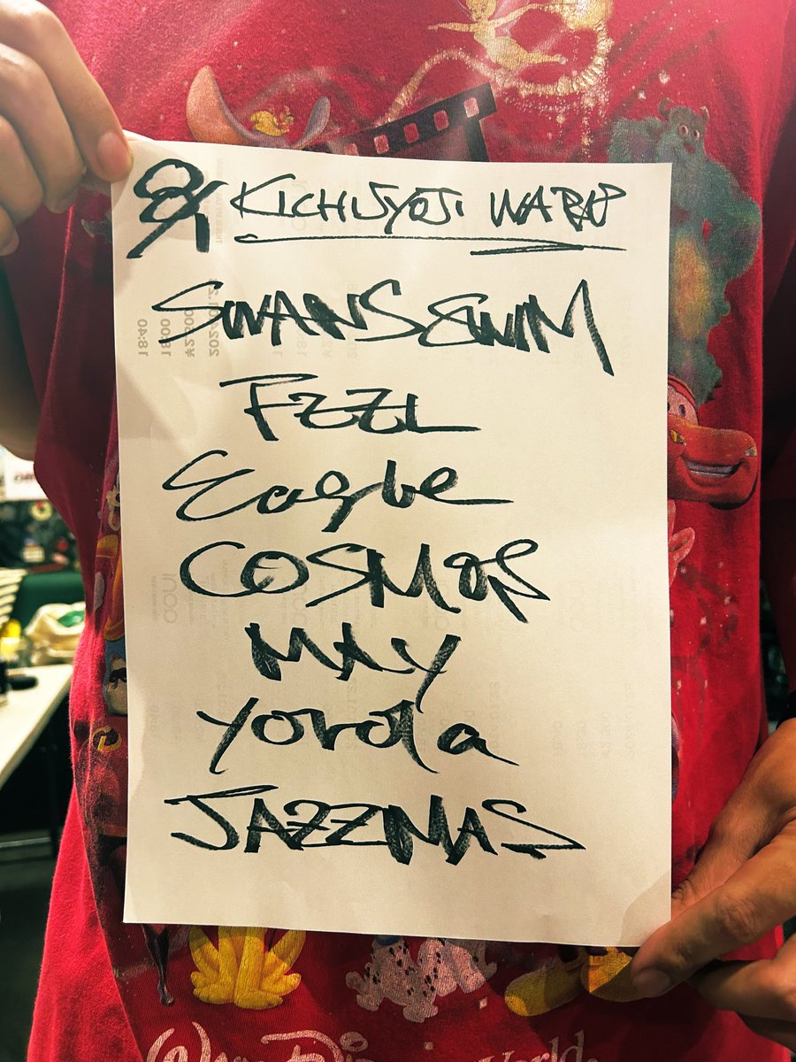 Thank you for coming!🙌✨
#吉祥寺WARP 
#SEQUOiA 
#SprintMomentum