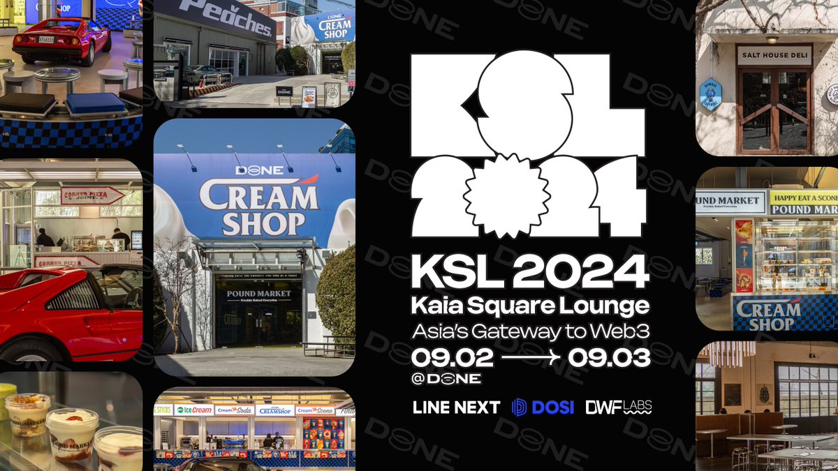 KaiaChain's tweet image. 💚 Kaia Square Lounge 2024 is coming to you 

The trendiest event in town co-hosted with LINE Next, DOSI (@DOSI_Official) and DWF Labs (@DWFLabs) during #KBW2024. More will also be revealed about Kaia Wave (builder onboarding program) jointly created by LINE Next and DOSI during