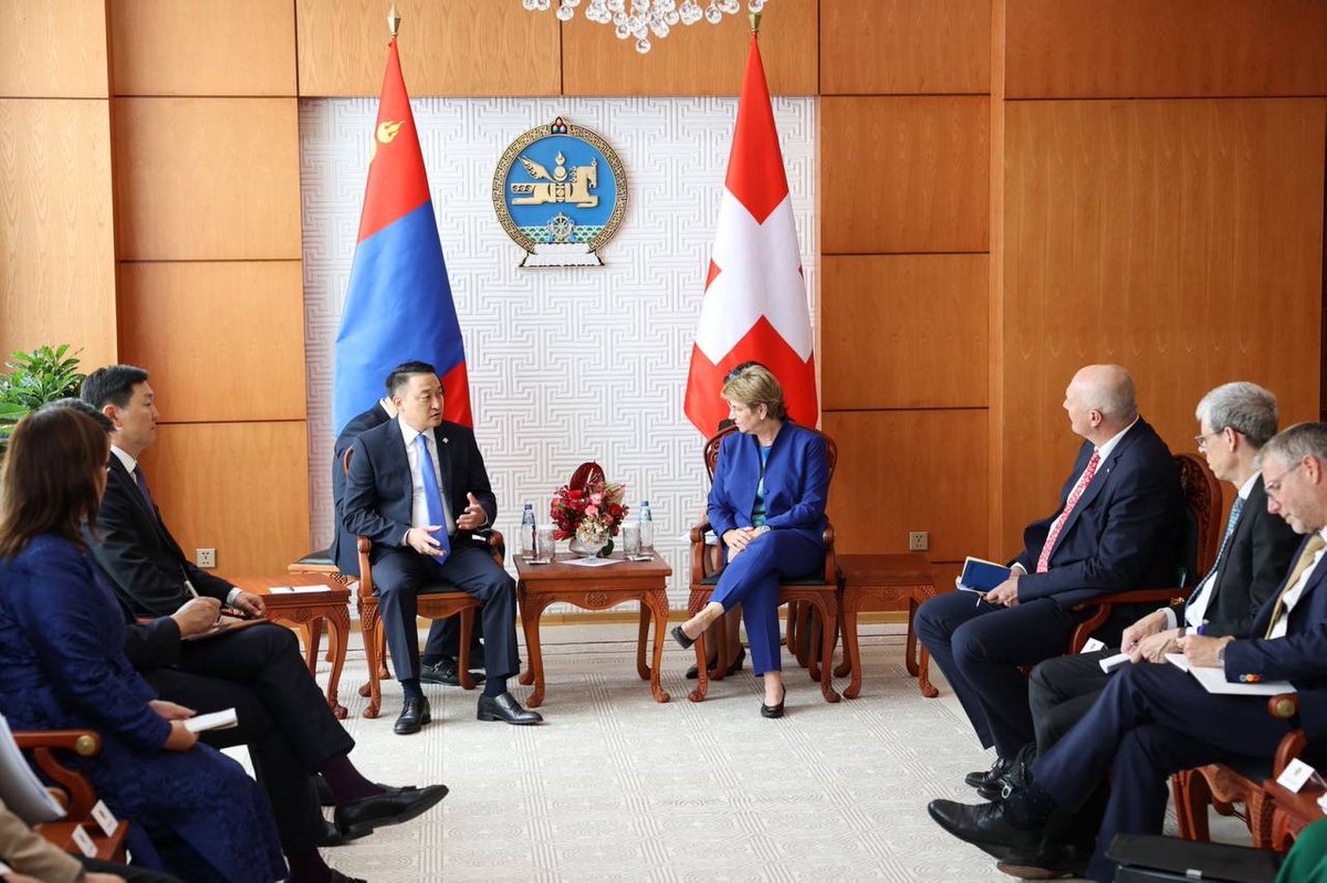 Монгол Улсын Их Хурлын дарга Д.Амарбаясгалан Швейцарын Холбооны Улсын Ерөнхийлөгч Виола Амхердад бараалхлаа parliament.mn/nn/62740/