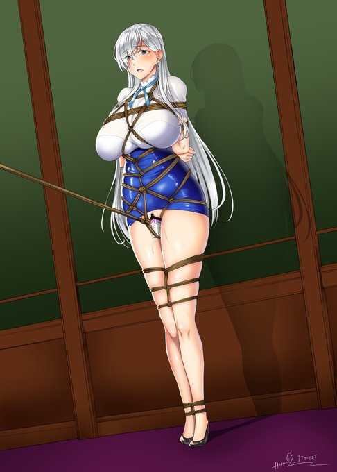 skebにてご依頼頂きました縛られてるアズールレーンのベルファスト  