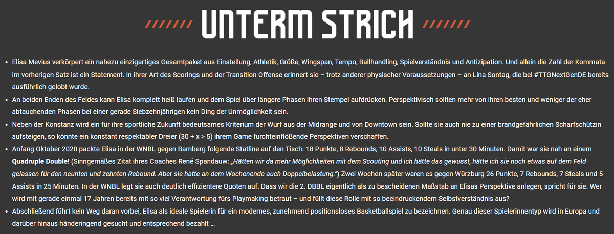 Aus gegebenem #Paris2024 | #3x3Basketball Anlass ein Blick zurück in den Juli 2021 in den Scouting Report von Florian zur damals 17-jährigen Elisa Mevius.
🔗 ttg-podcast.de/scouting-repor…
Außerdem damals bei #TTGNextGenDE gescoutet und interviewt: Lina Sontag und Frieda Bühner!