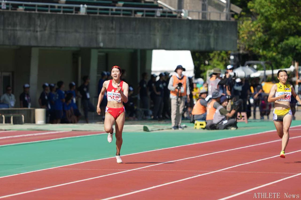 令和6年度全国高校総体 陸上競技 女子400m 1位 畠山このみ（立命館慶祥