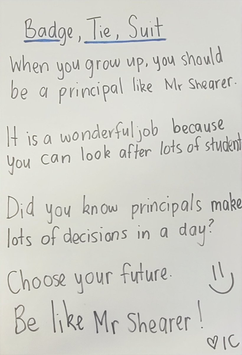 david_shearer4's tweet photo. Today, I was treated to a whole school poem at morning assembly, a slide show and a lunch for Primary Principal Day. Feeling grateful and appreciated.  @GreenwayParkPS https://t.co/L8DPIkUu4S