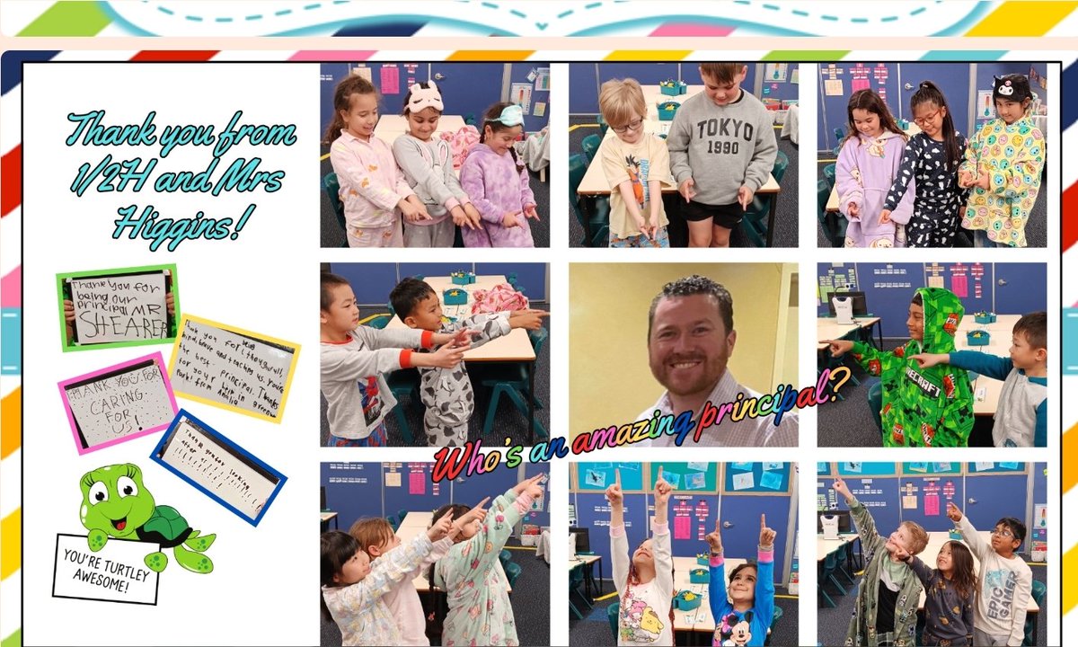 Today, I was treated to a whole school poem at morning assembly, a slide show and a lunch for Primary Principal Day. Feeling grateful and appreciated.  <a href="/GreenwayParkPS/">GreenwayParkPS</a>