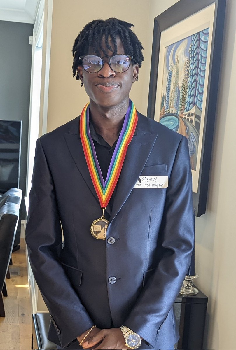 Freedom has its victories, but it takes brave people to win it👌.
"Congratulations dear CIC <a href="/SteveKabuye5/">Steven Kabuye (He/Him)</a> for leading us with brevity. You inspire us to fight for  our rights no matter the price✊🤞🌈📢"

#LoveisLove  #2024#🌈
#EndHomophobia 
#RepealAHA23