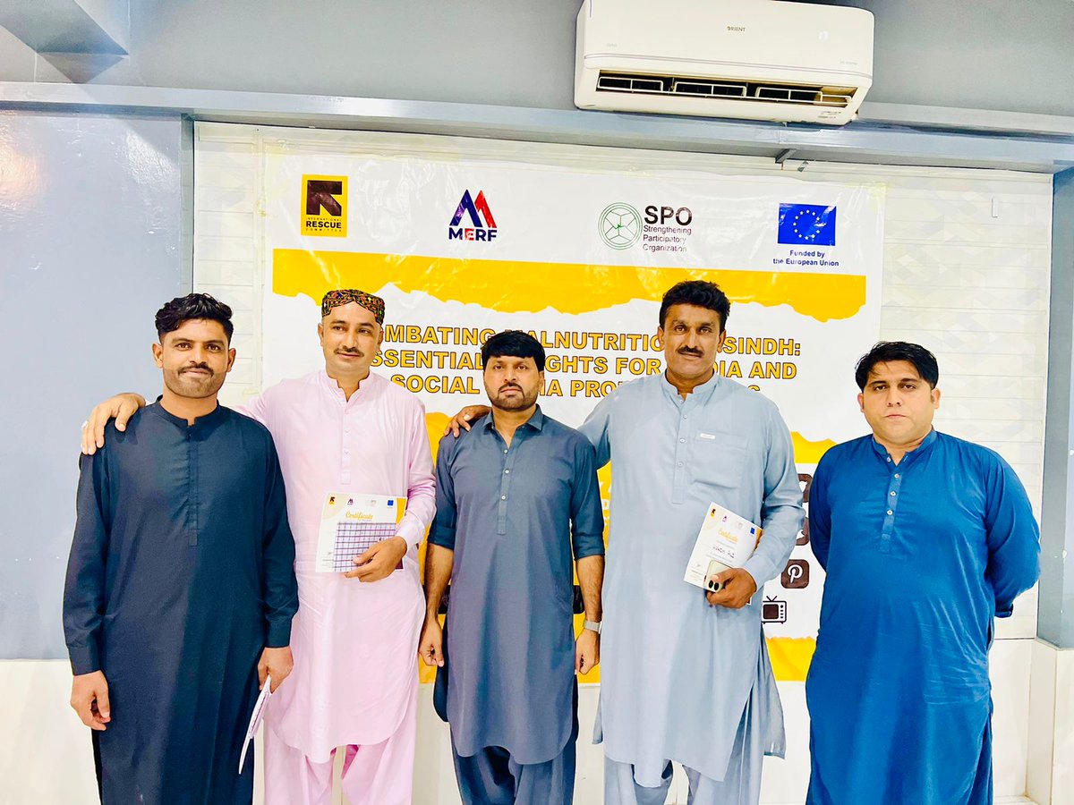 GmistJaved's tweet photo. @International Rescue Committee Pakistan organized interactive meeting in Sukkur (Sindh) titled "Combating Malnutrition in Sindh – 
#Malnutrition #SindhHealth #MotherAndChildHealth #NutritionAwareness  #HealthOutreach #RuralHealth #HealthEducation #SukkurEvents
@RESCUEorg https://t.co/0qTHFjbt9p