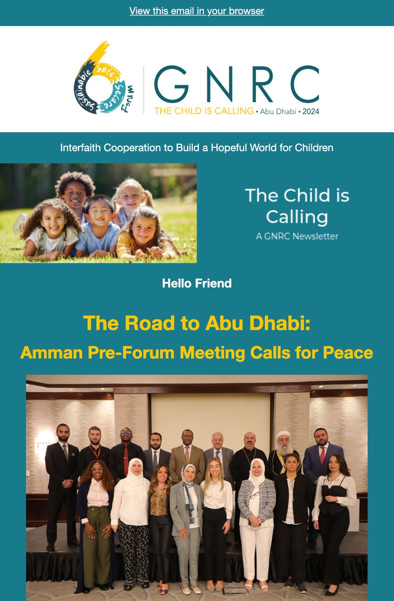 Global Network of Religions for Children tweet media