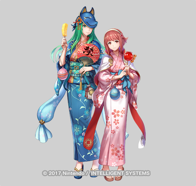 「『ファイアーエムブレム ヒーローズ』  双界英雄「祭囃子に心を重ね ネフェニー」」|あんべよしろう/Yoshiro Ambeのイラスト