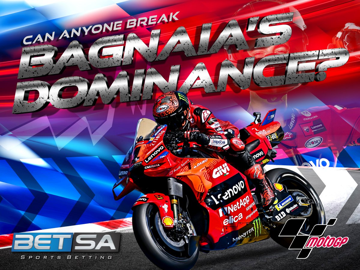 Get ready for the thrill at Silverstone as Bagnaia continues his unstoppable winning streak! Will anyone catch up to the reigning champ?

Back your player- betsa.co.za/sport/MotorSpo…

#BetSA #Betting #SportsBetting #MotoGP #SilverstoneGP #Bagnaia #MotoGP2024 #UK #BagnaiaDominates