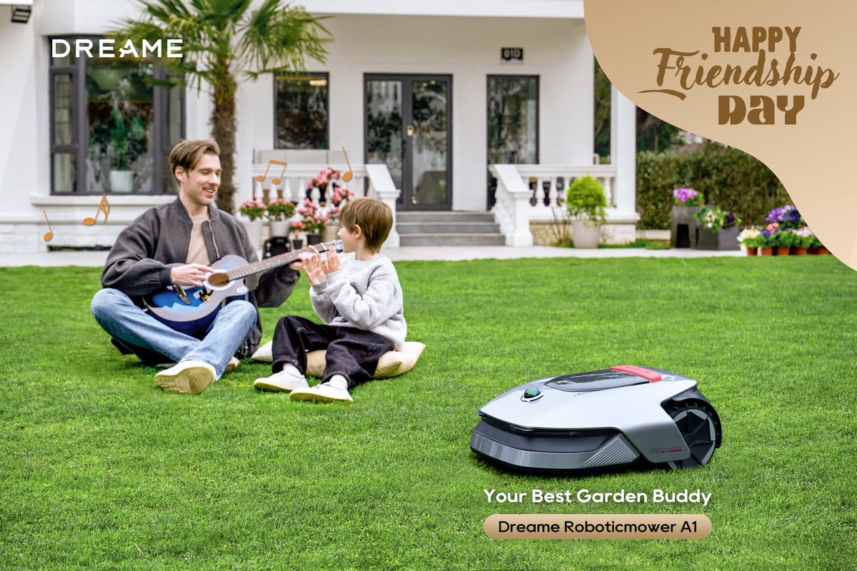 DREAME170635's tweet image. 🌍✨ Celebrate World Friendship Day with Roboticmower A1, your trusty lawn mower buddy! Let&apos;s work together to keep your garden looking its best. 🌿💚 #WorldFriendshipDay #GardenCare #Dreametech #DreameSmartOutdoors #DreameRoboticmowerA1