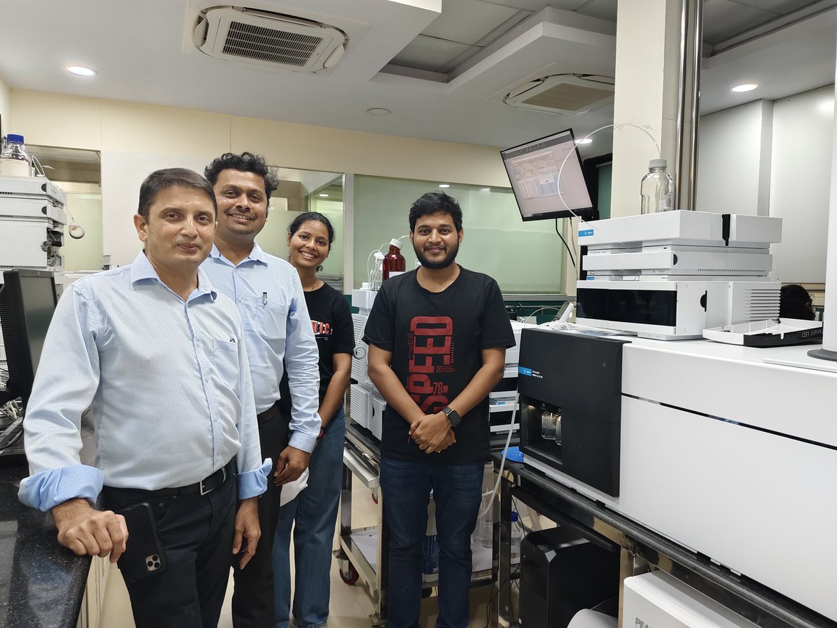 Nanomedicine Research Group (@nanomedicineict) on Twitter photo We were pleased to host Vadiraja Bhat and Shreyas Tribhuvane, from <a href="/Agilent/">Agilent Technologies</a> Technologies at our research facilities! They toured our #research labs, providing invaluable insights on instrumentation and #data analysis!
@RatnesICT @ICTMumbai <a href="/AgilentLife/">Agilent Life Science</a>
#academia #agilent We were pleased to host Vadiraja Bhat and Shreyas Tribhuvane, from <a href="/Agilent/">Agilent Technologies</a> Technologies at our research facilities! They toured our #research labs, providing invaluable insights on instrumentation and #data analysis!
@RatnesICT @ICTMumbai <a href="/AgilentLife/">Agilent Life Science</a>
#academia #agilent