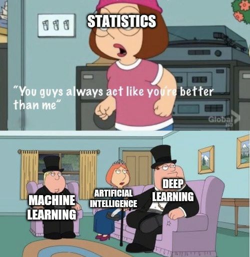 DigitalMemeLab's tweet photo. When stats feel underappreciated next to AI and deep learning. 😢📉 #DataScience #Statistics #AI #DeepLearning https://t.co/0Nv5lZMRgo