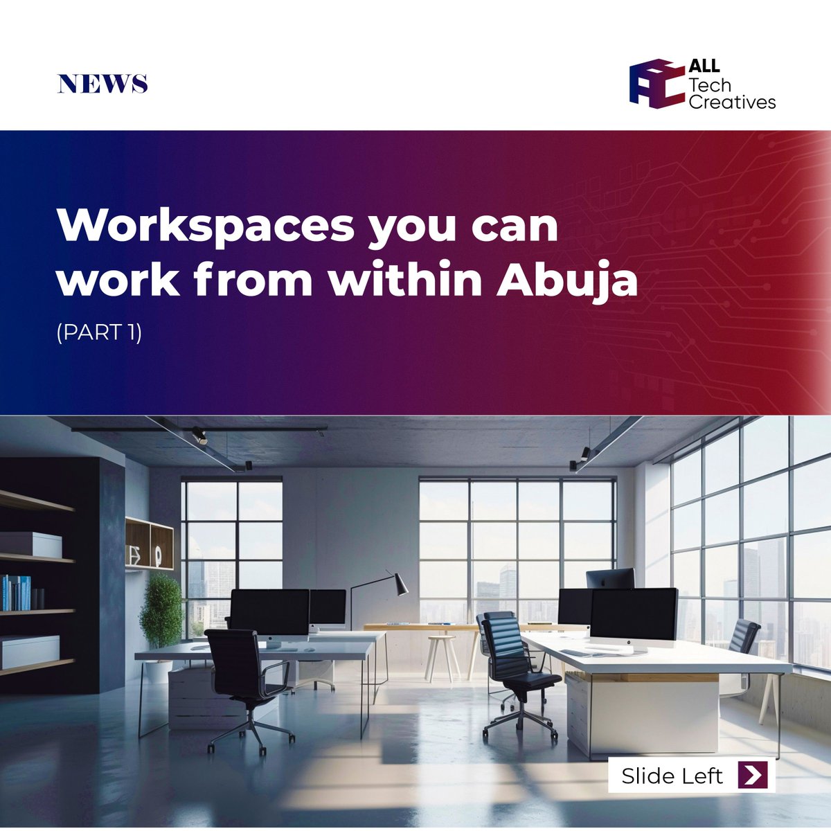 TechAbuja's tweet photo. Discover the best workspaces in Abuja!
Whether you're a freelancer, entrepreneur, or remote worker, these workspaces are designed to inspire and elevate your workday.
#AbujaWorkspaces #Coworking #Productivity #FreelancerLife #WorkSmart #OfficeVibes #TechAbuja #AllTechCreatives https://t.co/0CdPWR5egF