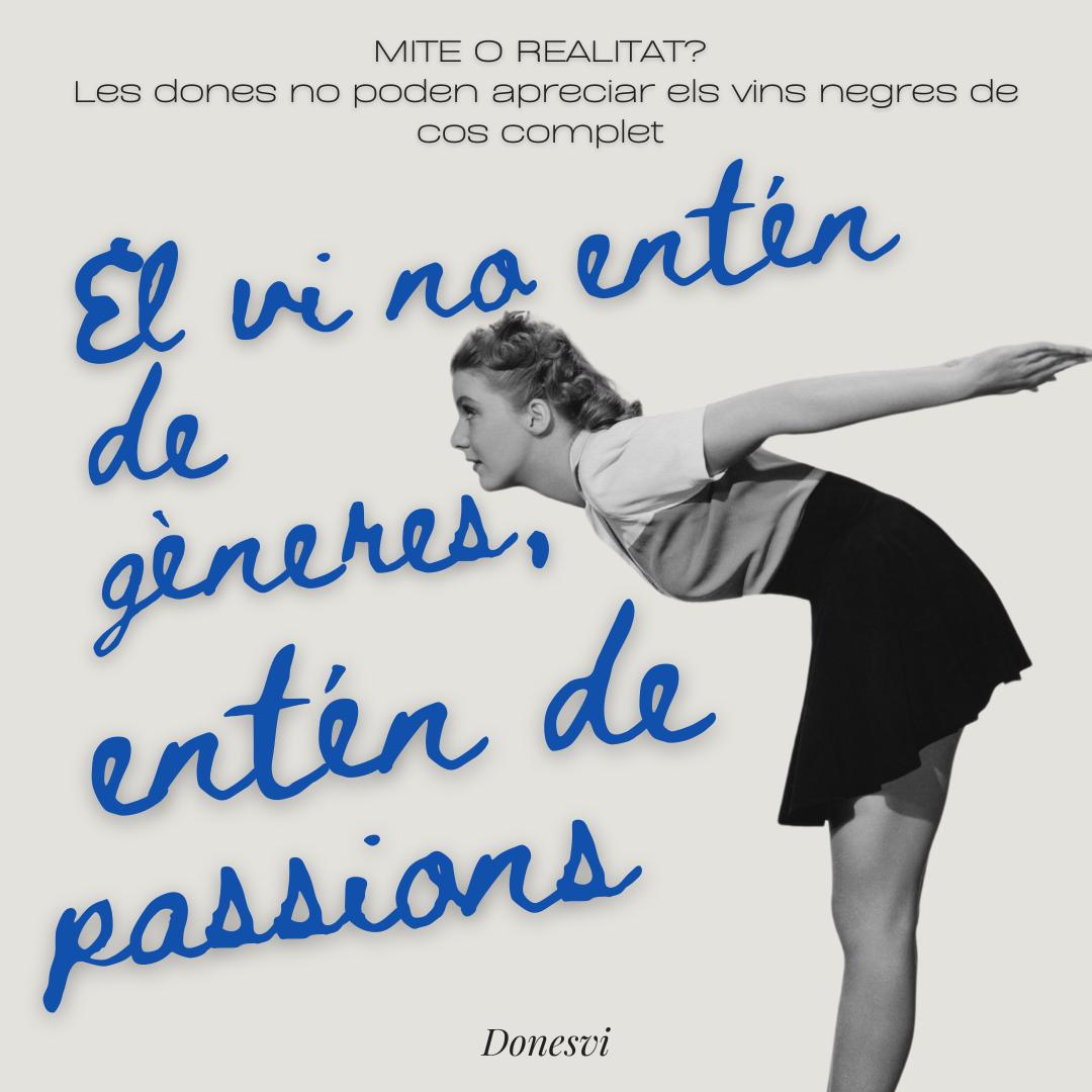 donesvi's tweet photo. El vi no entén de gèneres, entén de passions 🍷.

Apreciar un gran vi no és qüestió de cromosomes, és qüestió de curiositat i valentia. És atrevir-se a descobrir, a sentir, a qüestionar 💬. https://t.co/l5vsa1ZsEr