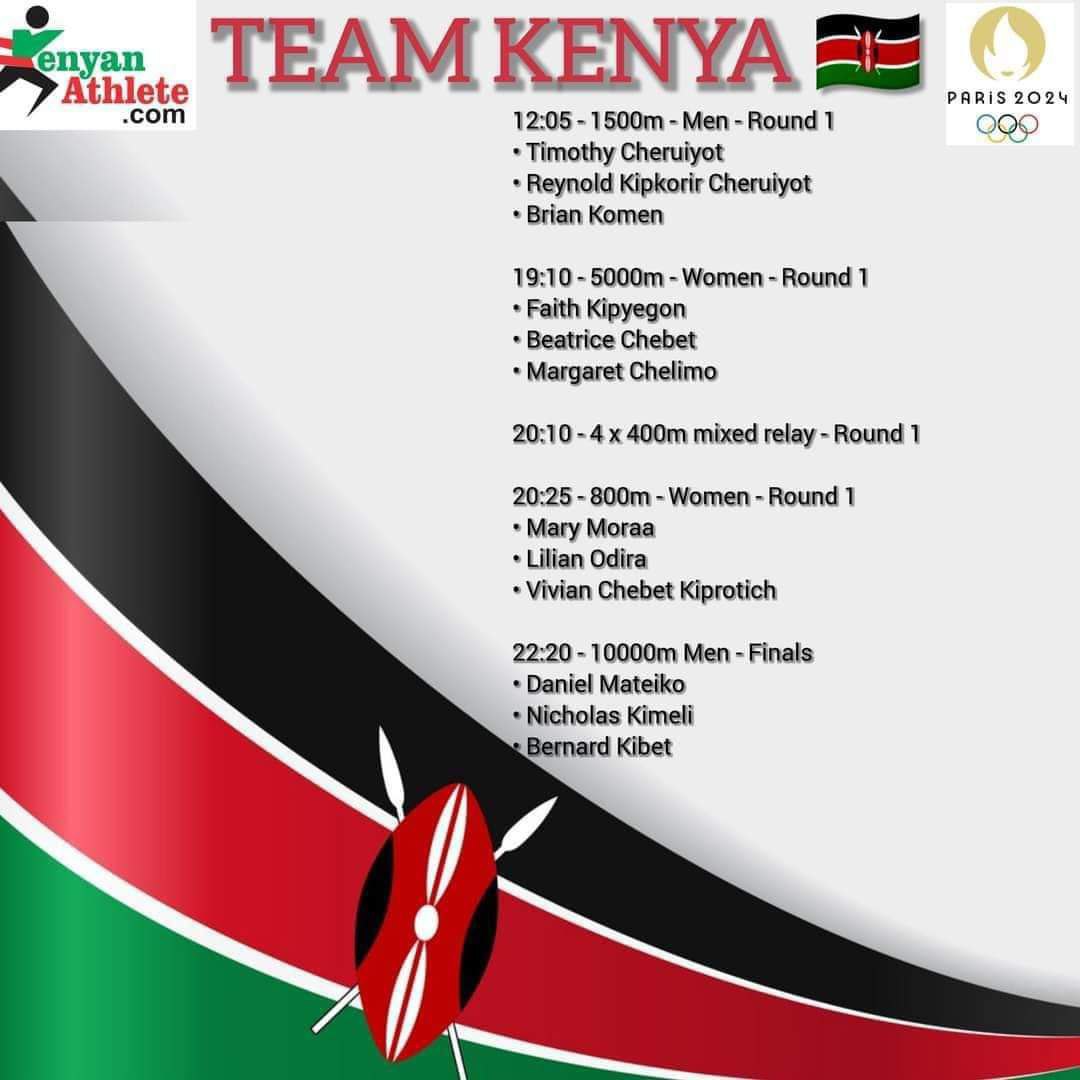 Now the Olympics are officially starting.