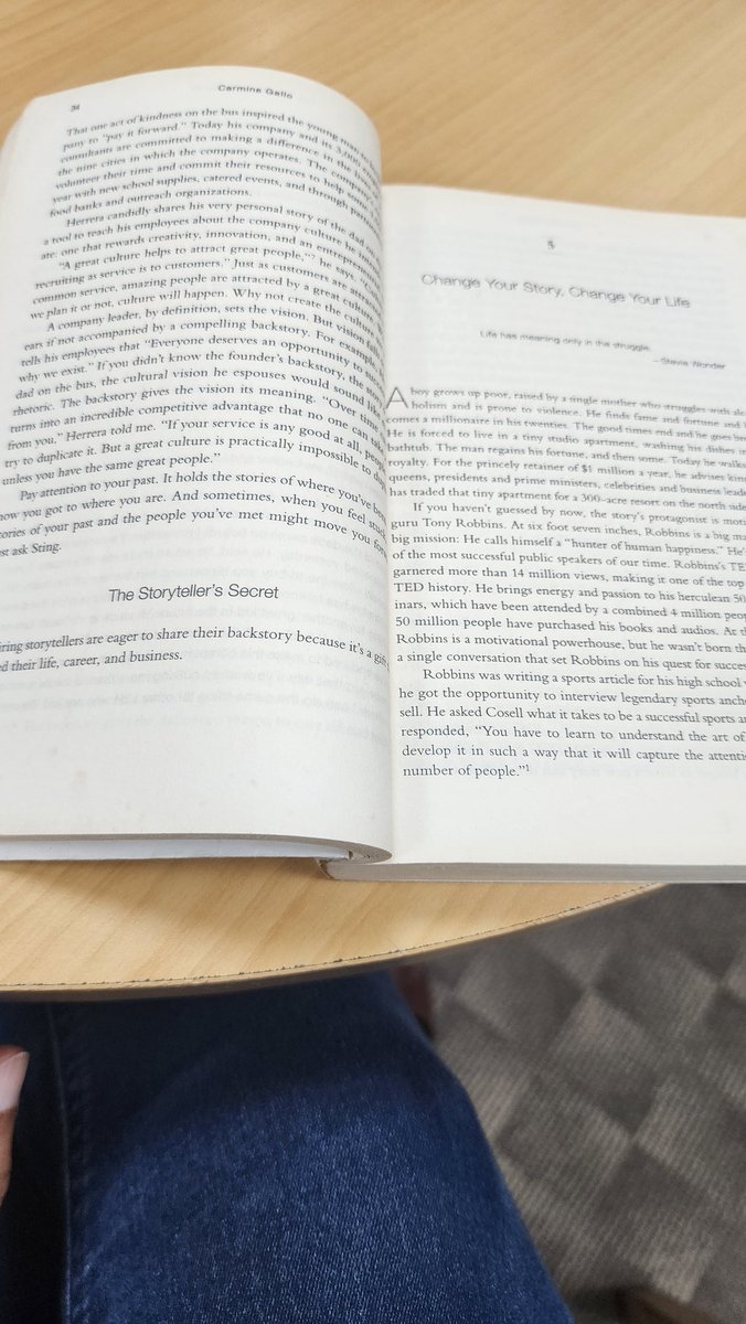 The book I've been reading.
The essence is to convey that good storytelling is fundamental to all our communications. And the stories of the industry leaders do keep you hooked.