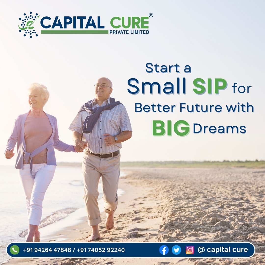 Start a Small SIP For a Better Future with Big Dreams.

વધુ માહિતી માટે આજેજ અમારો સંર્પક કરો @Capital_Cure

+91 94264 47848/ +91 74052 92240

#capitalcure #capitalcurepvtltd #mutualfunds #mutualfundsip #mutualfundsindia #mutualfundsahihai #mutualfundsadvisor #MutualFunds