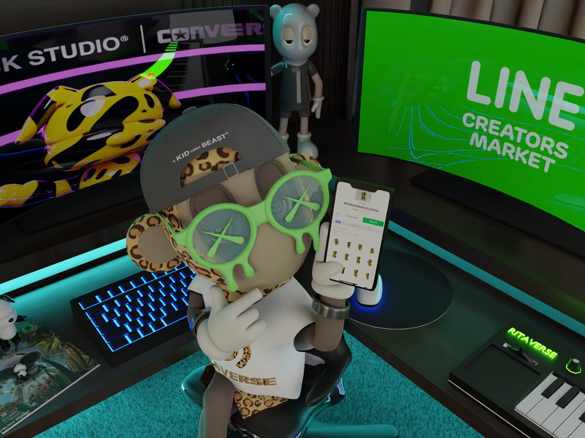 1RITAVERSE1's tweet image. #LINEスタンプ  #ラインスタンプ 
#metasamurai2  #BPASS #IGYB
LINEアニメーションスタンプ販売開始！
metasamurai2の3Dデータを利用したスタンプです！ BPASSを取得すれば自分のマイメタサムがさらに身近な存在に👍✨ワクワクが加速します✨

👉line.me/S/sticker/2745…👈