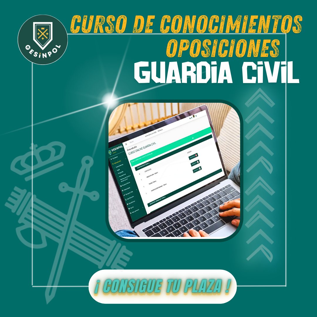 Academia Oposiciones Guardia Civil Gesinpol tweet media